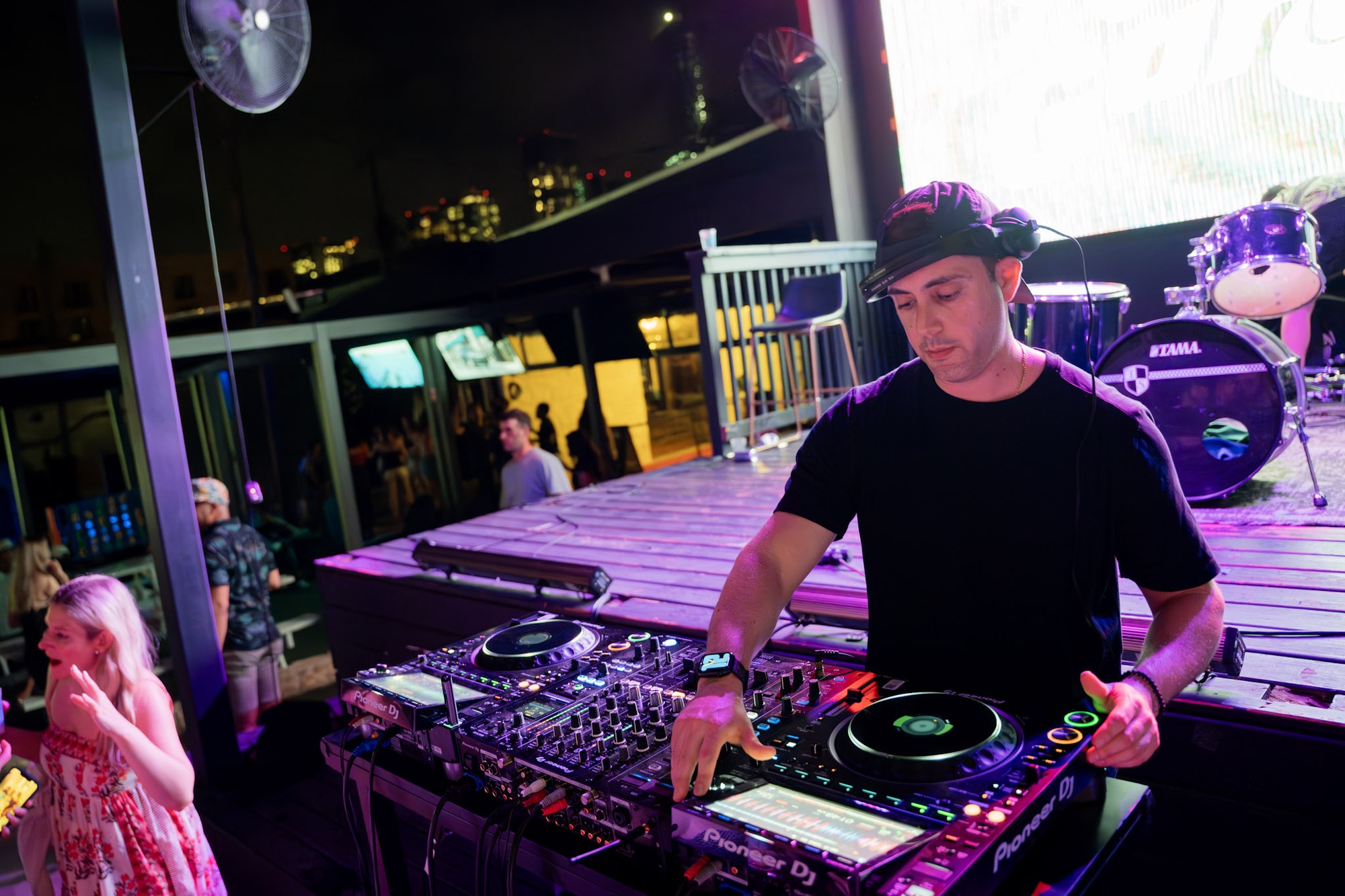 Rooftop set